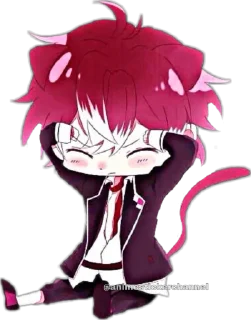 🥺 emoji ayato sakamaki @animestickerchannel Telegram sticker 8 of 60