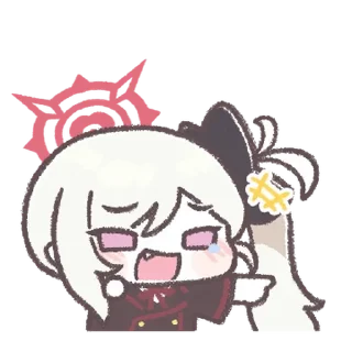 Sticker from 내 맘속에 담고 싶은 블루 아카이브 By @KakaoEmoticon