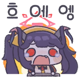 💬 emoji 메리 블루 아카이브 By @KakaoEmoticon Telegram sticker 7 of 16
