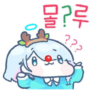 💬 emoji 메리 블루 아카이브 By @KakaoEmoticon Telegram sticker 1 of 16