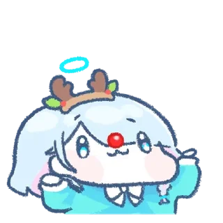 💬 emoji 메리 블루 아카이브 By @KakaoEmoticon Telegram sticker 9 of 16