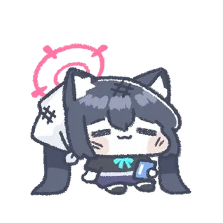 Sticker from 내 맘속에 담고 싶은 블루 아카이브 By @KakaoEmoticon
