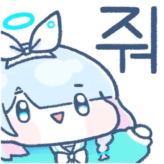 💬 emoji 메리 블루 아카이브 By @KakaoEmoticon Telegram sticker 12 of 16
