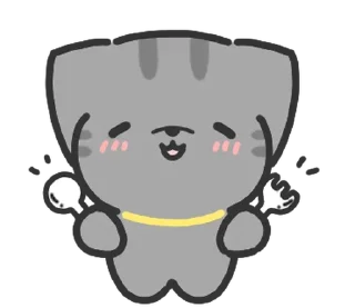 ⭐ emoji doodle baby cat @stickieri Telegram sticker 12 of 24