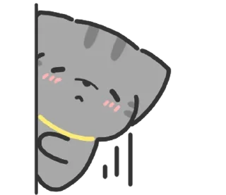 ⭐ emoji doodle baby cat @stickieri Telegram sticker 13 of 24