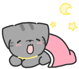 ⭐ emoji doodle baby cat @stickieri Telegram sticker 24 of 24