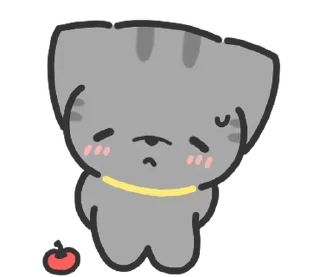⭐ emoji doodle baby cat @stickieri Telegram sticker 20 of 24
