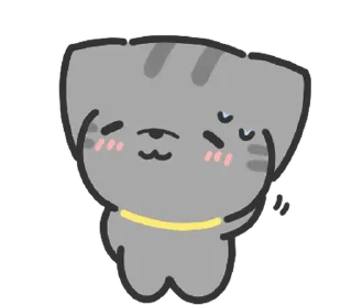⭐ emoji doodle baby cat @stickieri Telegram sticker 5 of 24