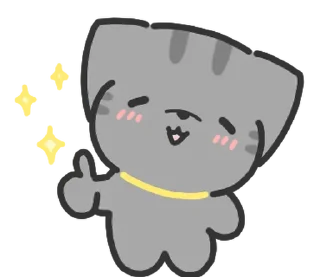 ⭐ emoji doodle baby cat @stickieri Telegram sticker 9 of 24