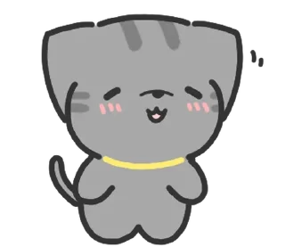 ⭐ emoji doodle baby cat @stickieri Telegram sticker 14 of 24