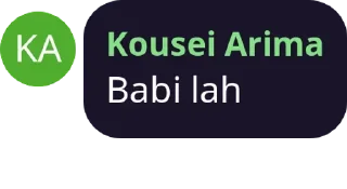 Sticker from Chat