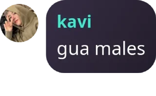 Sticker from own @ngisjng