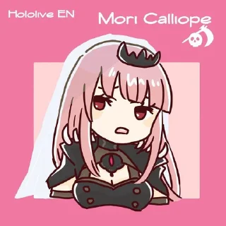 Sticker from Mori Calliope🍷⛓ - @StickerAnimePack