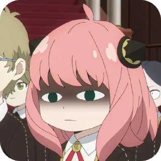 🙂 emoji Anya forger Telegram sticker 7 of 9