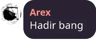 Sticker from A R E X U Y