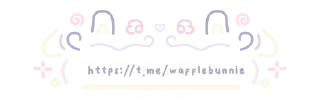 Sticker from @.wafflebunnie