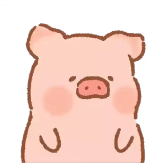 🤷 emoji piggy @stickieri Telegram sticker 12 of 24