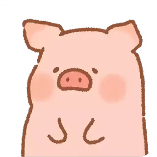 🤧 emoji piggy @stickieri Telegram sticker 14 of 24