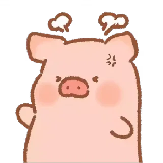 😤 emoji piggy @stickieri Telegram sticker 6 of 24