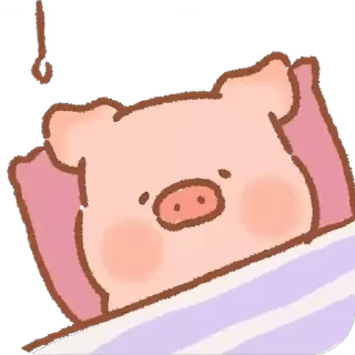 😴 emoji piggy @stickieri Telegram sticker 17 of 24