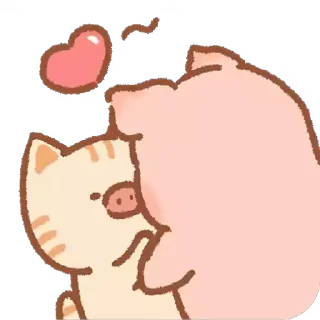 😘 emoji piggy @stickieri Telegram sticker 16 of 24