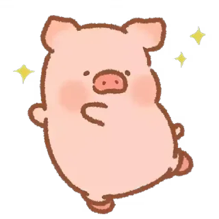 💃 emoji piggy @stickieri Telegram sticker 13 of 24