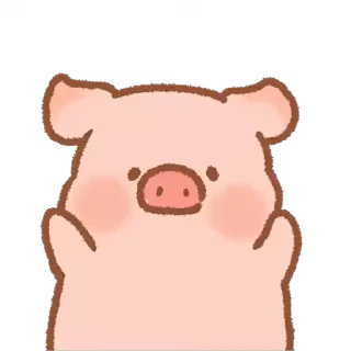 🐷 emoji piggy @stickieri Telegram sticker 8 of 24