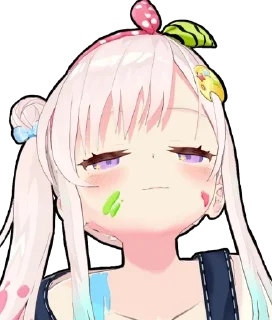 😒 emoji Airani Iofifteen (Hololive) @Anak_kucing_stiker Telegram sticker 17 of 44