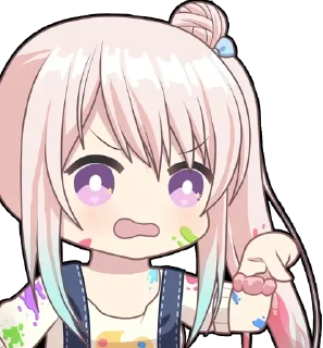 🤨 emoji Airani Iofifteen (Hololive) @Anak_kucing_stiker Telegram sticker 12 of 44
