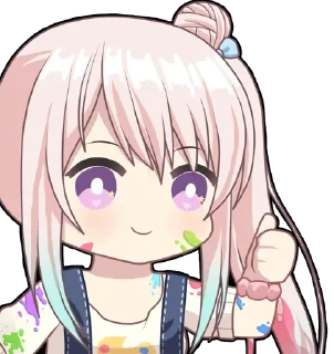 😊 emoji Airani Iofifteen (Hololive) @Anak_kucing_stiker Telegram sticker 14 of 44