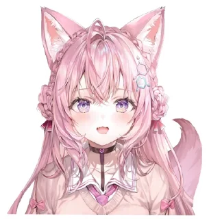Sticker from Hakui KOyOri (hololive) @Anak_kucing_stiker