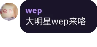 Sticker from wep观察