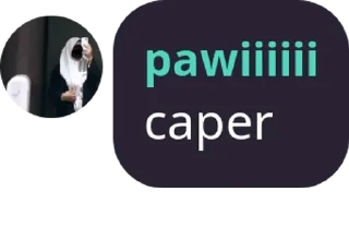 👨‍🦱 emoji PAWIIIIII pack by @QuotLyBot Telegram sticker 24 of 120