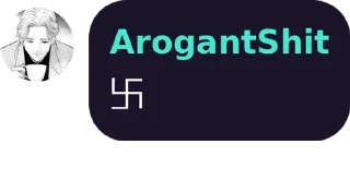 🙂 emoji ArogantShit's sticker pack (@YaeMiko_Roxbot) 2 Telegram sticker 20 of 32