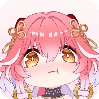 👄 emoji 鸣潮Q版头像 @likeNSFW @ziyuansousuo4 Telegram sticker 14 of 21