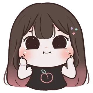 Sticker from @Opstickerpacks 💖 chubby Girl 💫🦋