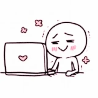 🌸 emoji Blush × @burntpacks Telegram sticker 9 of 90