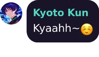 Sticker from Kyoto Kun Pack