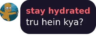 Sticker from 🌊 stay hydrated pack