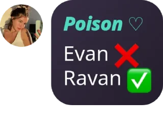 ❌ emoji 𝙋𝙤𝙞𝙨𝙤𝙣 ♡ Telegram sticker 10 of 115