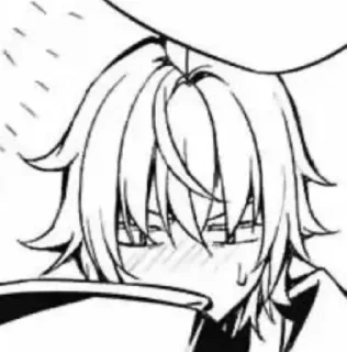 💓 emoji Mikaela Hyakuya Telegram sticker 20 of 27