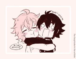🥰 emoji Mikaela Hyakuya Telegram sticker 15 of 27