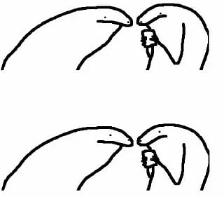 ⚫️ emoji Patrick Bateman's sticker pack (@Mikasa_Ackr_bot) Telegram sticker 16 of 39