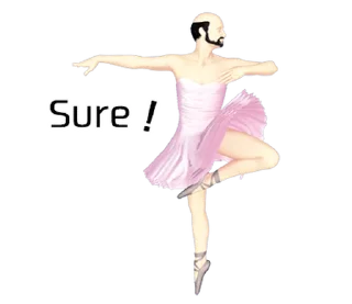🤓 emoji ballerino Telegram sticker 23 of 40