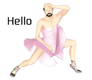 🤓 emoji ballerino Telegram sticker 2 of 40