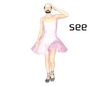 🤓 emoji ballerino Telegram sticker 7 of 40