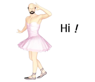 🤓 emoji ballerino Telegram sticker 4 of 40