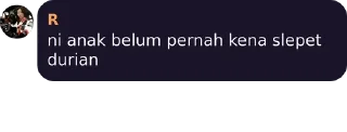 Sticker from Kata Raha...