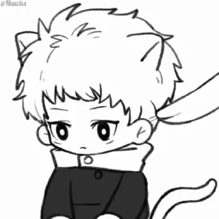 ❤️ emoji Aɳιɱҽ Otαƙυ | The wolf 🐺 of darkness's video pack (@Marin_Roxbot Telegram sticker 10 of 28