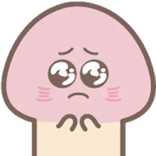 ⭐ emoji Mr. mushroom Emoji anime @moe_sticker_bot Telegram sticker 11 of 40